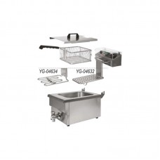YG-04634 YATO GASTRO Friteuza dubla electrica, cap..